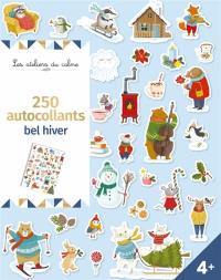 250 autocollants : Bel Hiver
