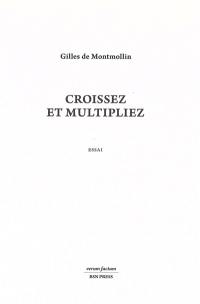Croissez et multipliez : essai