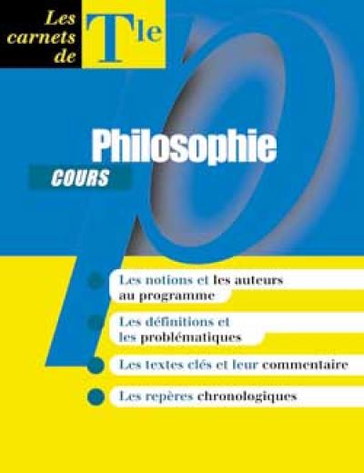 Cours philosophie terminale Cours philosophie terminale