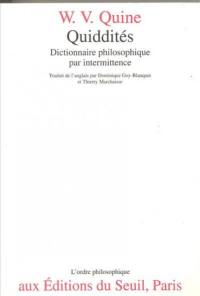 Quiddités : dictionnaire philosophique par intermittence