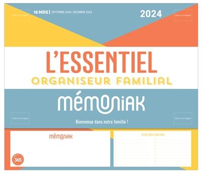 MINI-ORGANISEUR MEMONIAK MA VIE BIEN ORGANISEE 2024 - CALENDRIER
