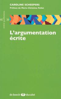 L'argumentation écrite
