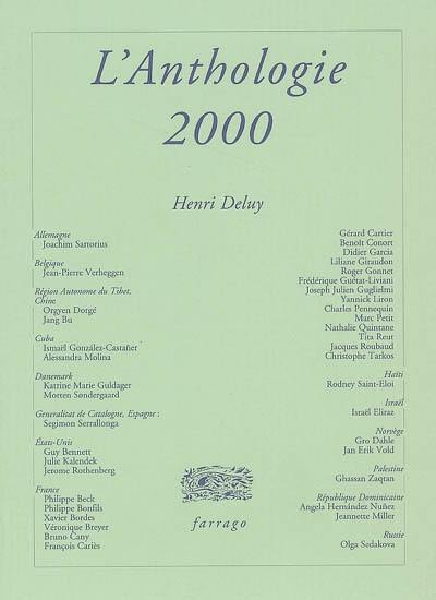 L'anthologie 2000 L'anthologie 2000