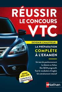 Réussir le concours VTC : devenir chauffeur : la préparation complète à l'examen