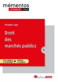 Droit des marchés publics : cours intégral et synthétique + tableaux et schémas