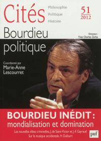 Cités, n° 51. Bourdieu politique