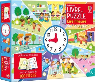 Lire l'heure : Coffret livre et puzzle : Dès 5 ans