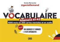 Vocabulaire allemand A1-A2 : 1.000 mots en 200 cartes mentales et en audio