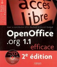 OpenOffice.org 1.1.3 efficace : Writer, Calc, Impress, Draw, BDs