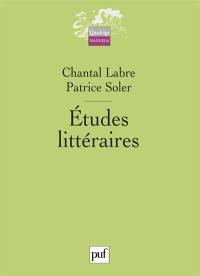Etudes littéraires