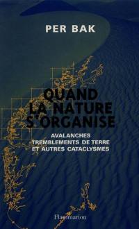 Quand la nature s'organise : avalanches, tremblements de terre et autres cataclysmes