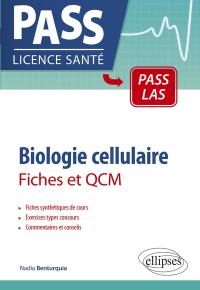 Biologie cellulaire : fiches et QCM