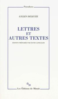 Lettres : et autres textes