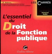 L'essentiel du droit de la fonction publique