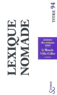 Lexique nomade