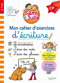 Sami et Julie CP : mon cahier d'exercices d'écriture