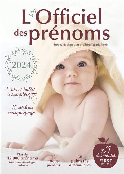 L'officiel des prénoms 2024 L'officiel des prénoms 2024