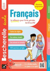 Bescherelle école français, du CE1 au CM2 : nouveaux programmes