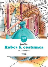 Robes & costumes : 45 coloriages anti-stress