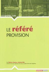 Le référé provision