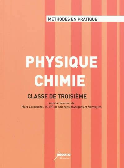 Physique chimie, classe de troisième