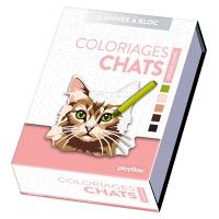 Coloriages chats en 365 jours