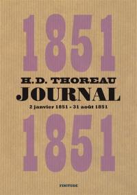 Journal. Vol. 5. 2 janvier 1851-31 août 1851