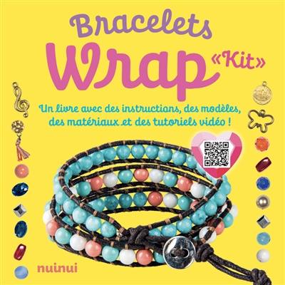 Kit bracelets wrap : un livre avec des instructions, des modèles, des matériaux et des tutoriels vidéo !