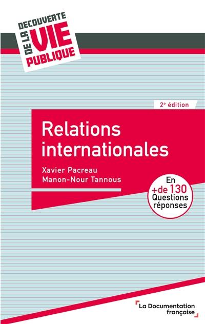 Relations internationales Relations internationales