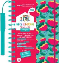 Agenda familial Mémoniak 2027 : 16 mois, de septembre 2026 à décembre 2027 : tous les outils pour s'organiser au quotidien !