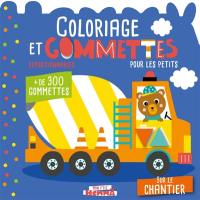 Mon P'tit Hemma : Coloriage et gommettes pour les petits : Sur le chantier - + de 300 gommettes repositionnables