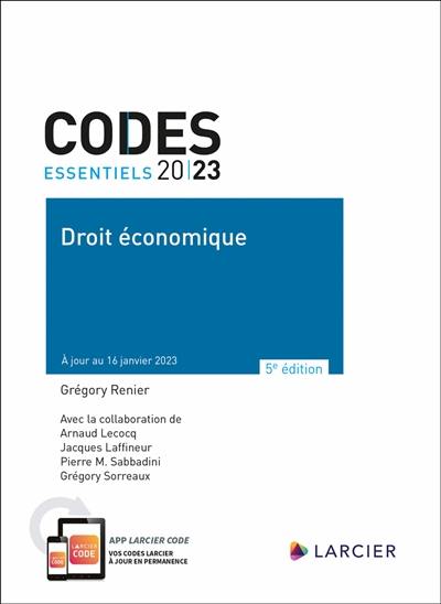 Droit économique 2023 Droit économique 2023
