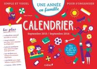Une année en famille : calendrier : septembre 2015-septembre 2016 Une année en famille : calendrier : septembre 2015-septembre 2016