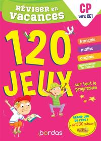 Réviser en vacances, CP vers CE1 : 120 jeux sur tout le programme