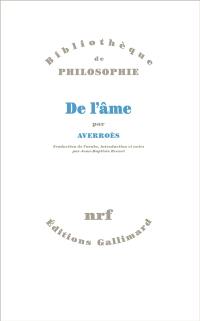 De l'âme