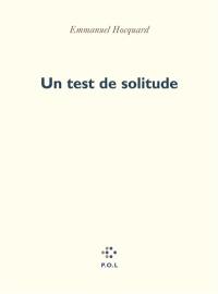 Un test de solitude : sonnets