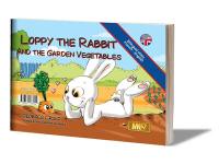 Lapi le lapin et les légumes du jardin. Loppy the rabbit and the garden vegetables