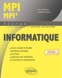 Informatique MPI, MPI*