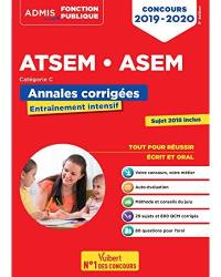 ATSEM, ASEM, concours 2019-2020 : catégorie C : annales corrigées, sujets 2018 inclus