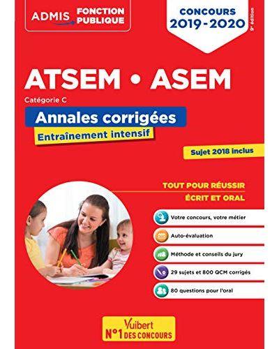 Livre Atsem Asem Concours 2019 2020 Le Livre De - 