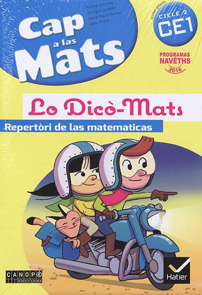 Cap a las mats, cicle 2, CE1 : occitan-gascon, programas navèths 2016