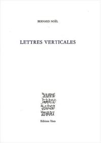 Lettres verticales