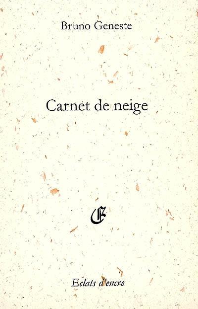 Carnet de neige Carnet de neige