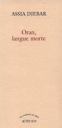 Oran, langue morte