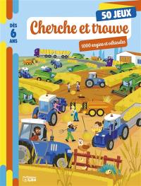 Cherche et trouve : 1.000 engins et véhicules : 50 jeux, dès 6 ans