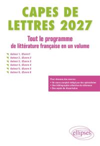 Capes de lettres 2027 : tout le programme de littérature française en un volume