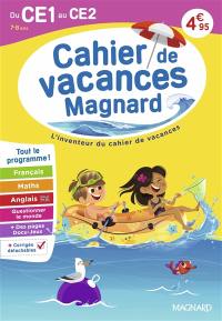 Cahier de vacances Magnard du CE1 au CE2, 7-8 ans : tout le programme !