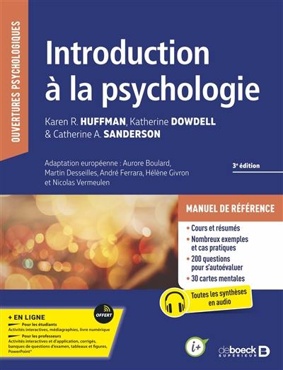 Introduction à la psychologie Introduction à la psychologie