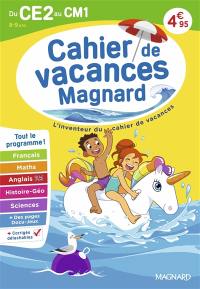 Cahier de vacances Magnard du CE2 au CM1, 8-9 ans : tout le programme !