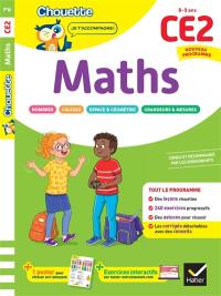 Maths CE2, 8-9 ans : leçons et exercices corrigés : cahier de soutien, nouveau programme